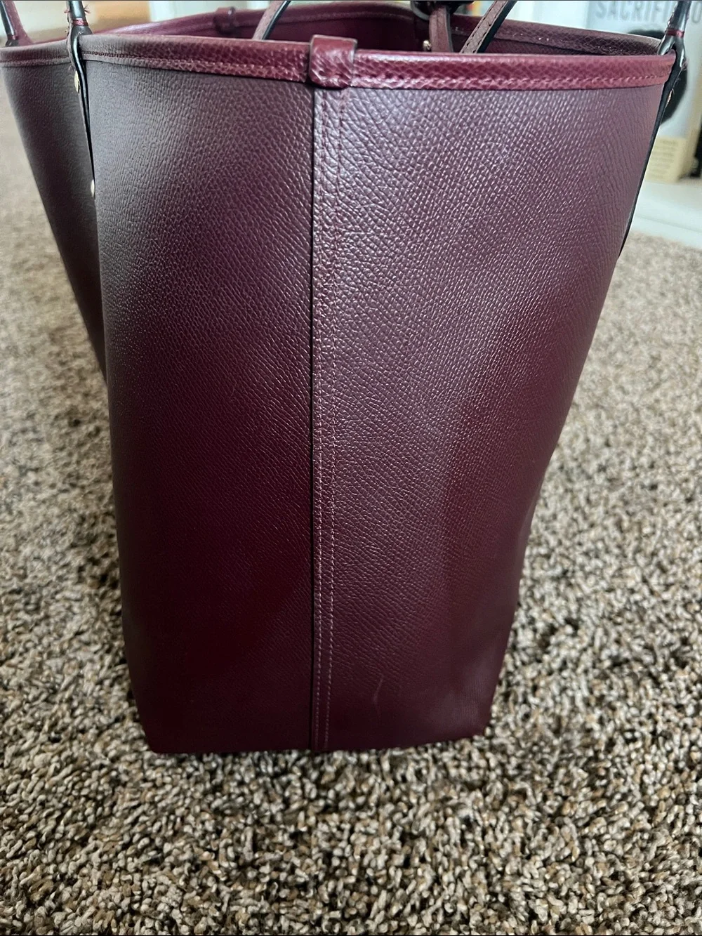 Leather tote bag, Coach Reversible City Tote